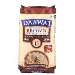 אורז חום מלא "דאווט" 1 ק"ג Brown rice Dawat אינדיאן סטור