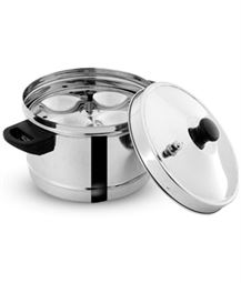 סיר אידלי 6 צלחות 4plats Idly Cooker אינדיאן סטור