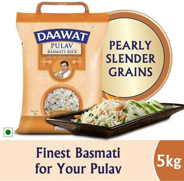 אורז בסמטי ל"פולאו" דאווט 5ק"ג Pulav Basmati Rice