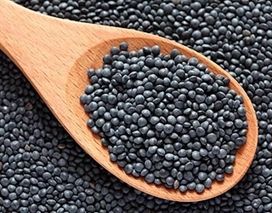 עדשים שחורות 1 ק"ג Black lentils אינדיאן סטור