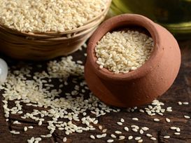 שומשום לבן 250 גרם Sesame seeds אינדיאן סטור