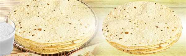 פאפאדום עם שום Garlic Papad